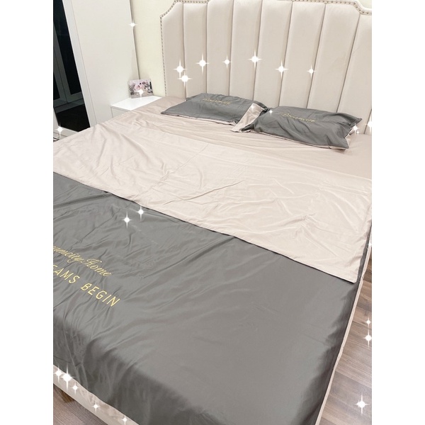 [ ẢNH/VIDEO THẬT ] Bộ chăn ga phi lụa dream city cao cấp gồm 4 món mềm mại nhiều màu | BigBuy360 - bigbuy360.vn