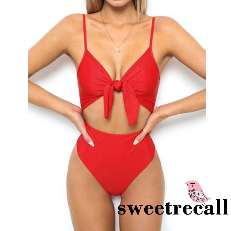 Bộ bikini 2 mảnh họa tiết đơn giản, hợp thời trang | BigBuy360 - bigbuy360.vn