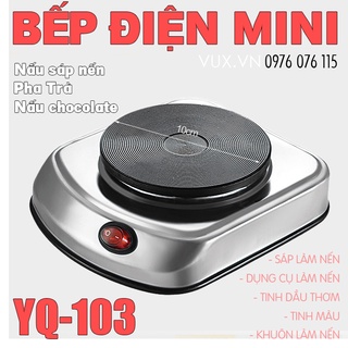 Bếp Điện Mini YQ-103 500W - Nấu Sáp Nến Paraffin, Nấu Chocolate, Bếp Điện Pha Trà Cafe - Dụng Cụ Làm Nến Thơm Handmade