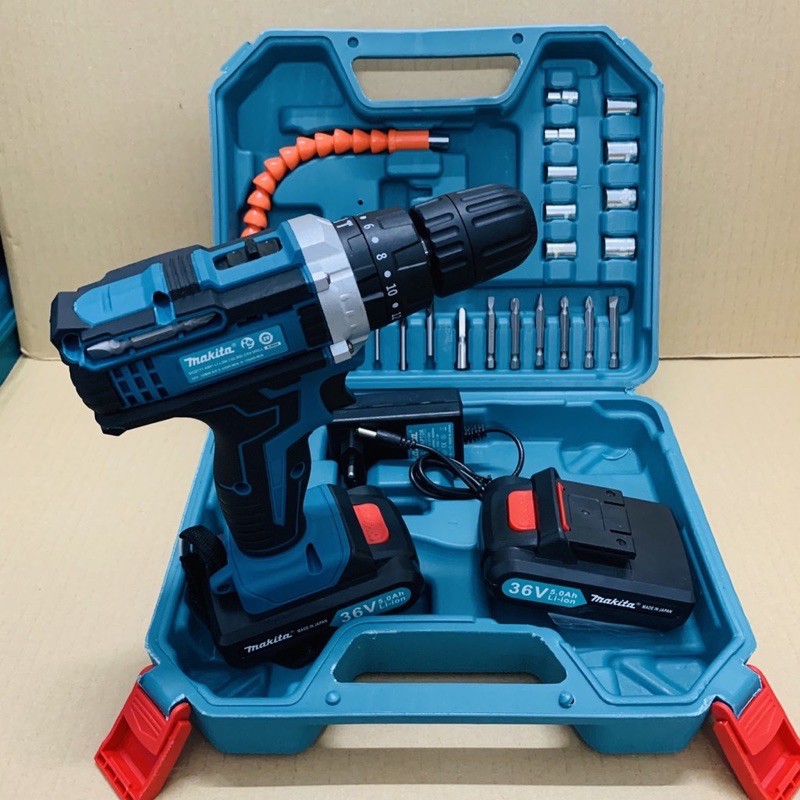 máy khoan pin m  akita 36v ( SIÊU KHỎE , BỀN BỈ )  LOẠI 1 khoan tường khoan bê tông,khoan sắt 3 chức năng