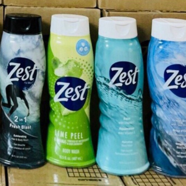 Sữa tắm Zest đủ màu dung tích 437ml