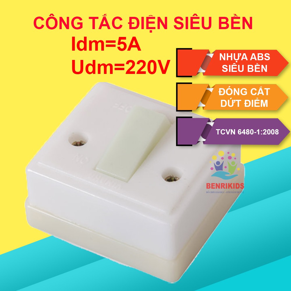 Công Tắc Điện Siêu Bền,Đóng Cắt Dứt Điểm Nhiều Lần Chống Vỡ 5A-220V