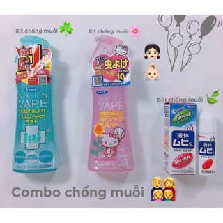 Xịt chống muỗi skin vape nhật
