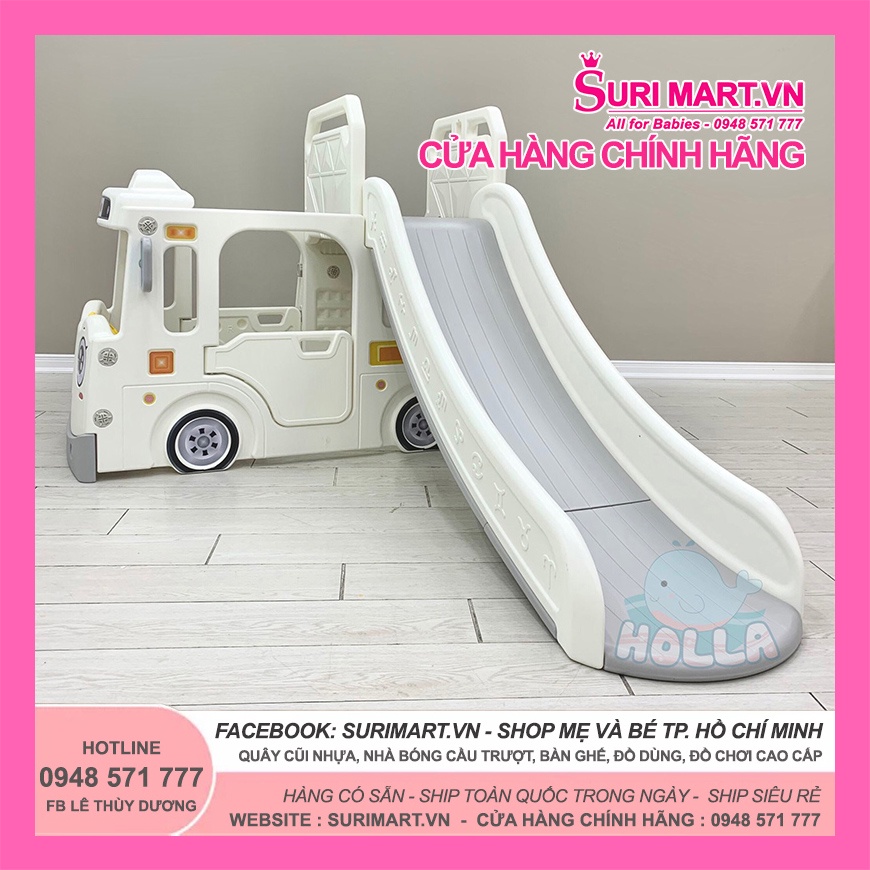 Đồ chơi cầu trượt ô tô Holla chính hãng | Đồ chơi vận động trẻ em