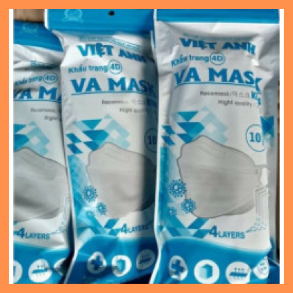 (Combo 10 cái) Khẩu trang 4D VA Mask cực rẻ ạ ❤❤❤