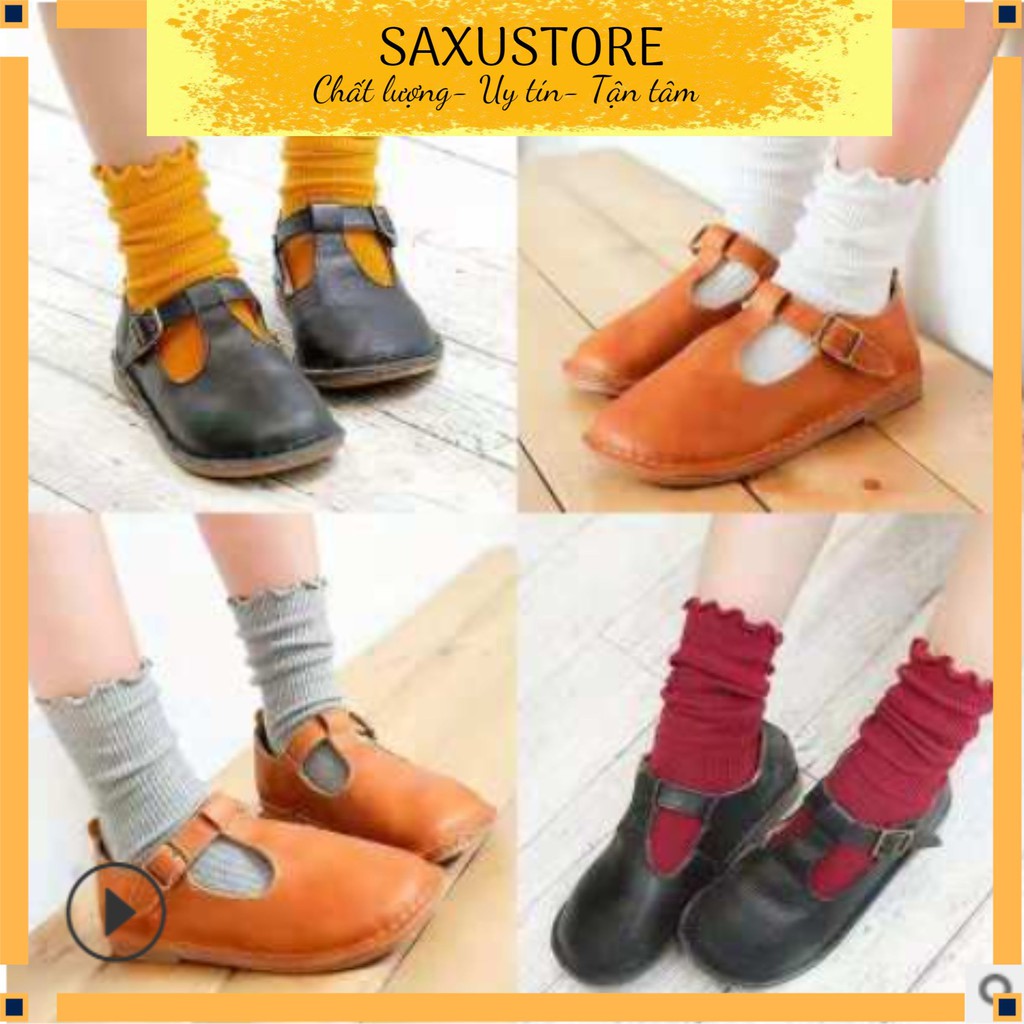 Set 4 đôi Tất Cổ Cao Viền Sóng,Tất Bốt Tất Đùi Cao Cổ Dày Dặn Cho Bé Gái