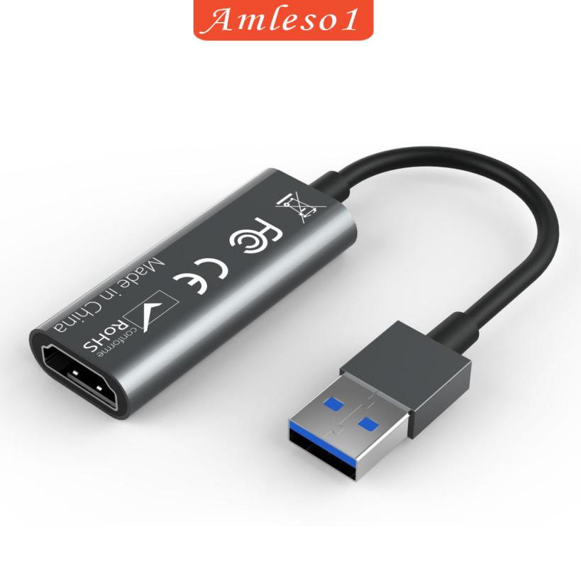 Card Chuyển Đổi Âm Thanh / Video Hdmi Sang Usb 2.0 1080p Dành Cho Game Thủ