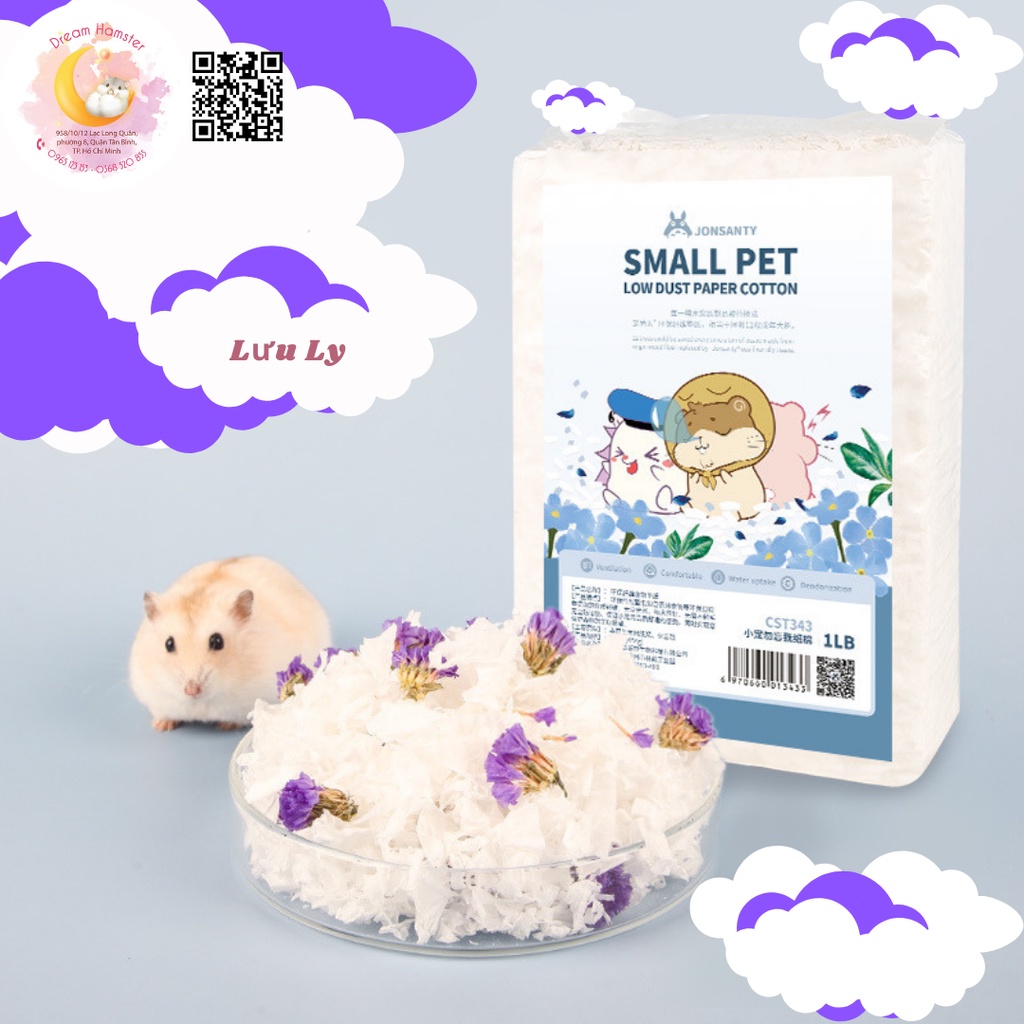 Giấy lót chuồng Small Pet (Jonsanty) - 1LB (450gr)