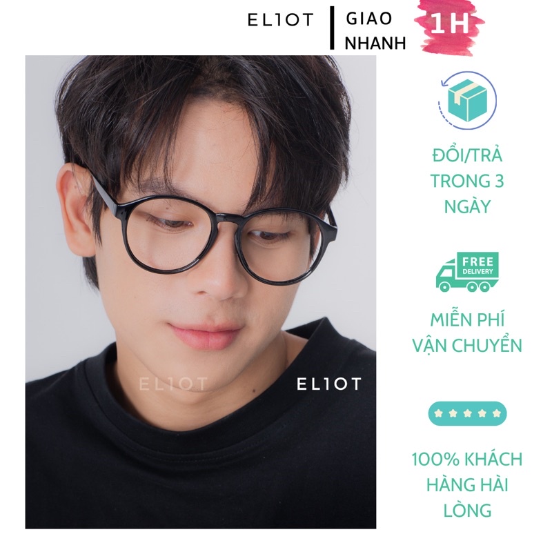 Gọng kính tròn Round Glasses, mắt kính gọng tròn, kính mắt thời trang Unisex