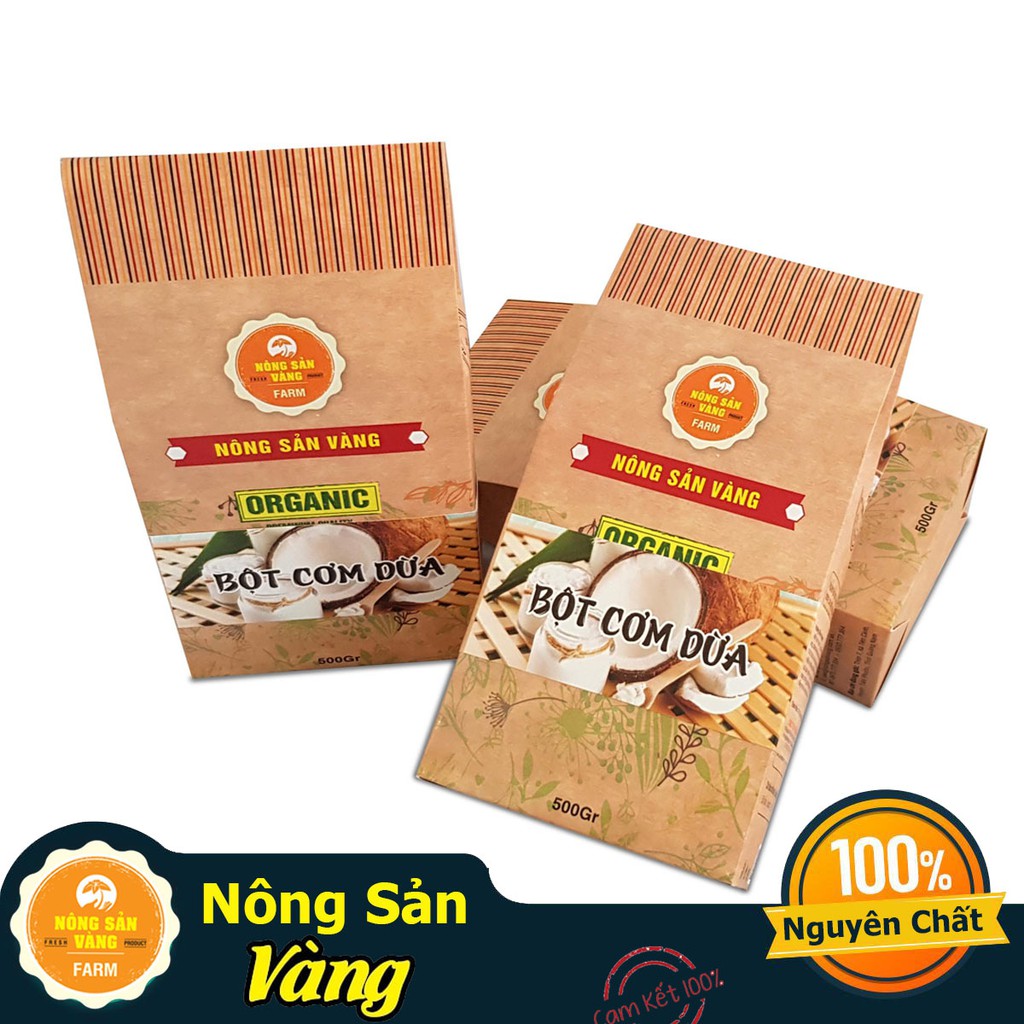 Bột Cơm Dừa 500gr - Nông Sản Vàng