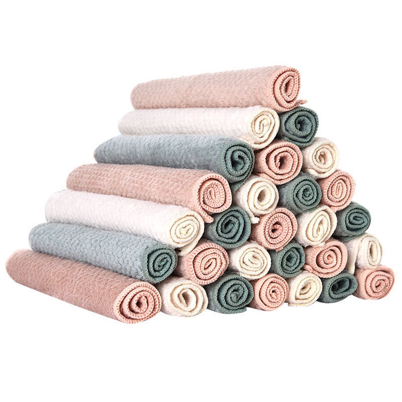 Khăn lau chén nồi sợi lông cừu Hàng có sẵn hô mềm mại