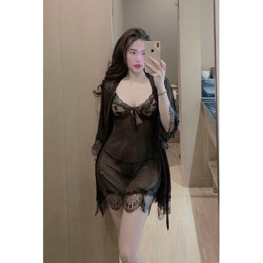 VÁY NGỦ KÈM CHOÀNG SIÊU HOT/BIG SIZE