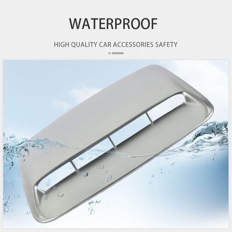 ABS nắp capo xe hơi miếng dán lỗ thông hơi mui xe xe hơi  kiện nắp bình chứa khí nạp bằng xe hơi thông dụng Ô tô không thấm nước Dòng khí hút vào máy hút mùi nắp đậy luồng không khí nắp trang trí Phụ kiện ngoại thất ô tô