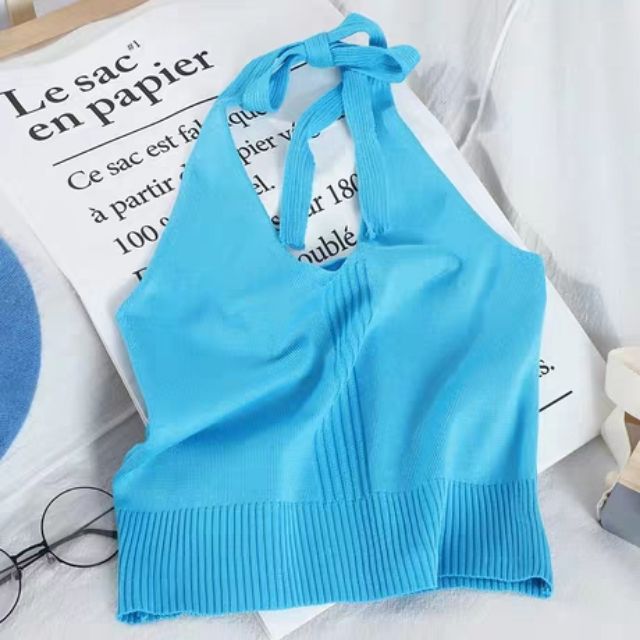 Áo ba lỗ cột sau cổ hothit | BigBuy360 - bigbuy360.vn