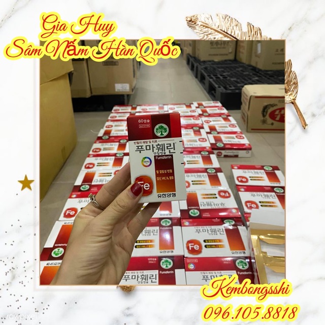 [MẪU MỚI THAY THẾ MẪU CŨ] Viên Uống Bổ Sung Sắt Hàn Quốc 120Viên