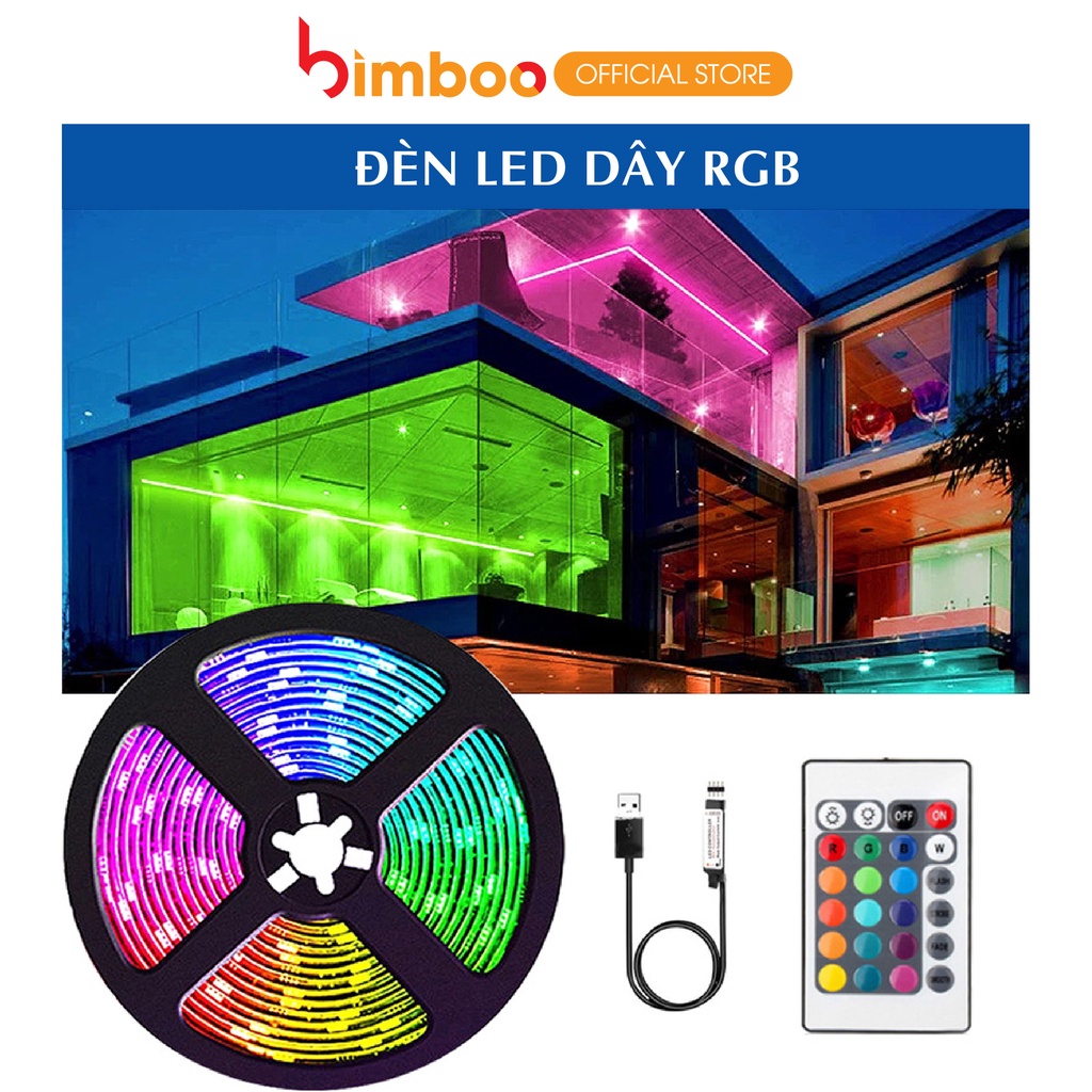 Đèn dây led RGB Bimboo