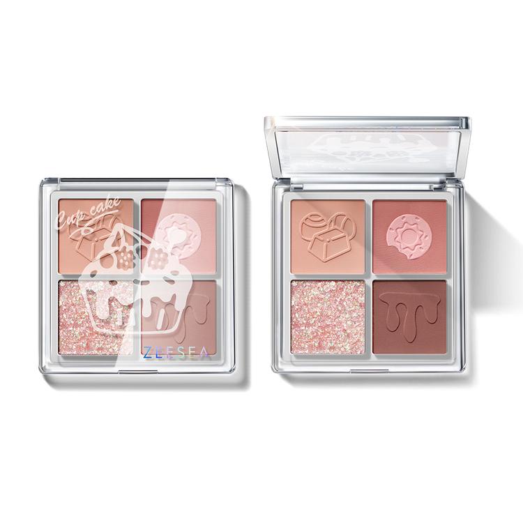 Bảng phấn mắt ZEESEA 4 màu sắc trọng lượng 4g | BigBuy360 - bigbuy360.vn