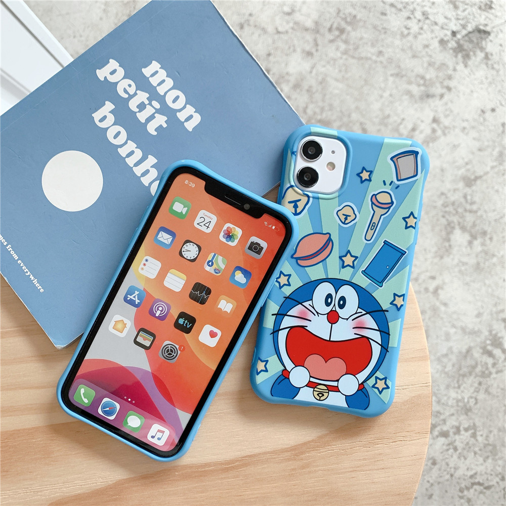 Hoạt Hình Ốp Điện Thoại Silicon Mềm Chống Rơi Hình Doraemon Cho Iphone 12 Mini 12 11 Pro Max X Xr Xs Max 6 7 8 Plus Se2 | BigBuy360 - bigbuy360.vn