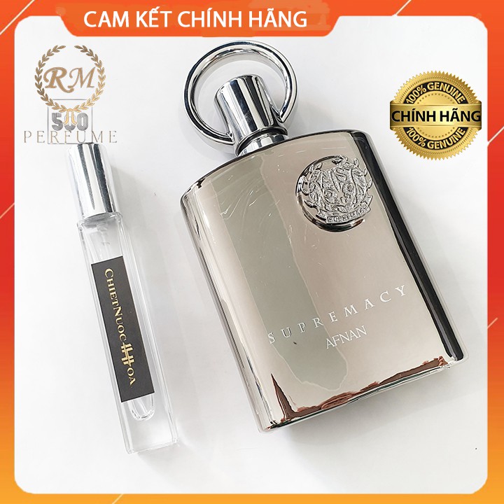 Nước Hoa Nam Mini 𝗔𝗳𝗻𝗮𝗻 𝗦𝘂𝗽𝗿𝗲𝗺𝗮𝗰𝘆 𝗦𝗶𝗹𝘃𝗲𝗿 | Thế Giới Skin Care