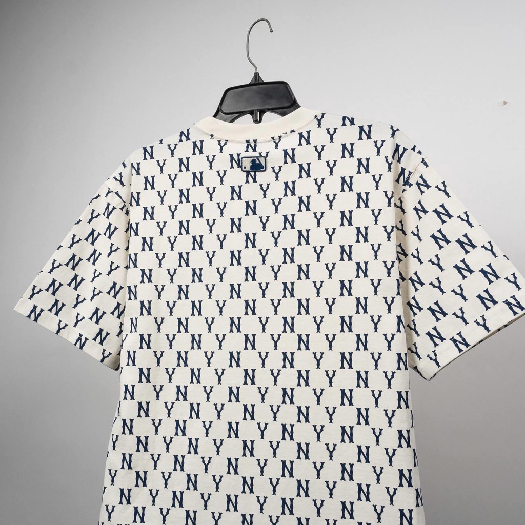 Áo thun NY monogram 100% cotton co giãn 4 chiều nam và nữ Genz Trendy