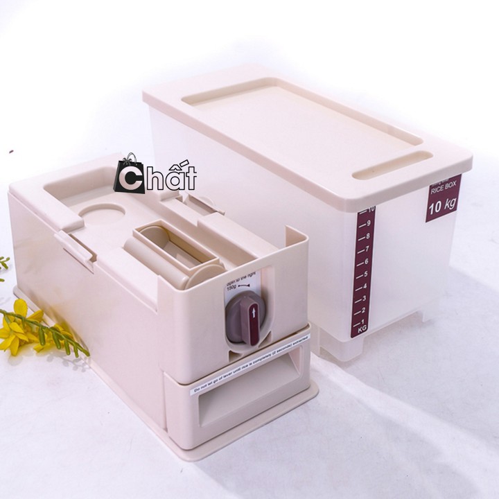 Thùng Đựng Gạo Đứng Tashuan 10kg .