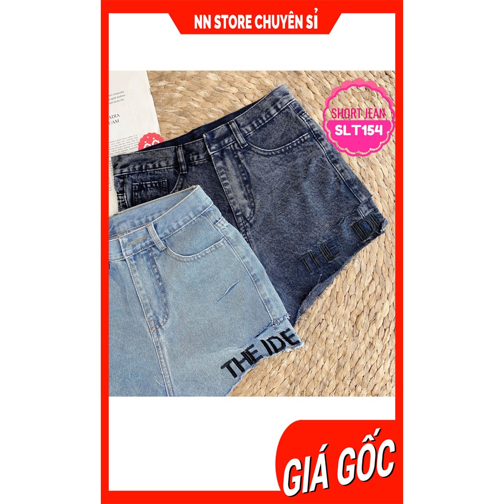 Quần short jean nữ Quần đùi nữ chất jean cao cấp SLT short jean tổng hợp