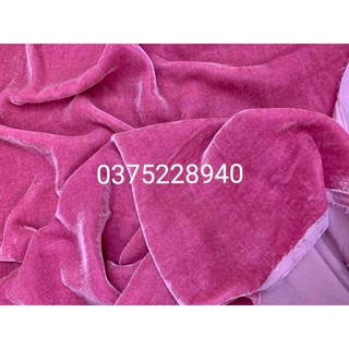 Vải nhung tơ tằm siêu cấp