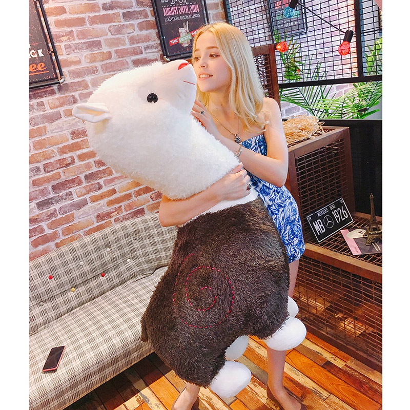 Đồ chơi nhồi bông hình lạc đà alpaca mềm mại dành cho trẻ em