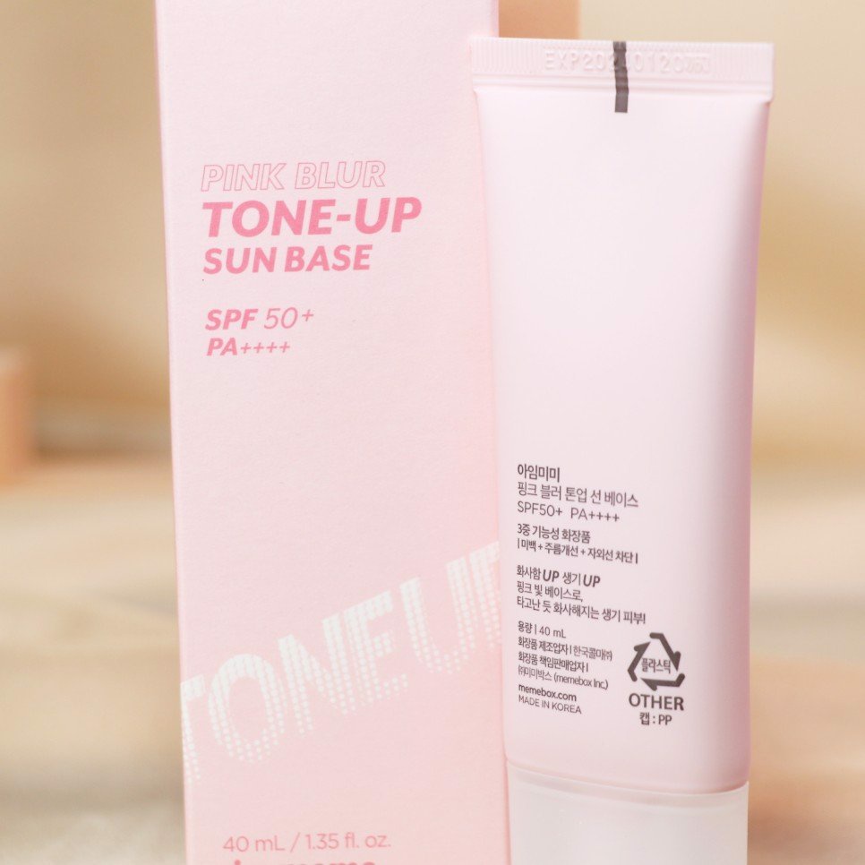 Kem Chống Nắng Nâng Tông Trắng Hồng I'm Meme Pink Blur Tone-Up Sun Base SPF50+/ PA++++ 40ml