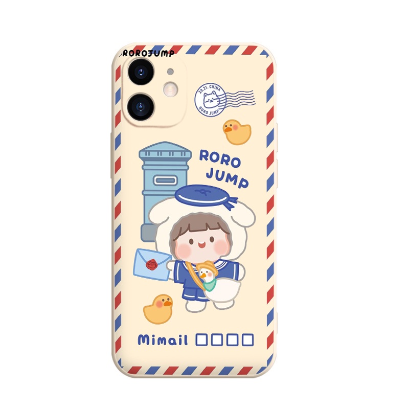 Ốp Iphone hoạt hình roro đưa thư ốp lưng iphone 13promax 11 promax 12 pro max 6 6plus 7 plus 8 x xr xsmax