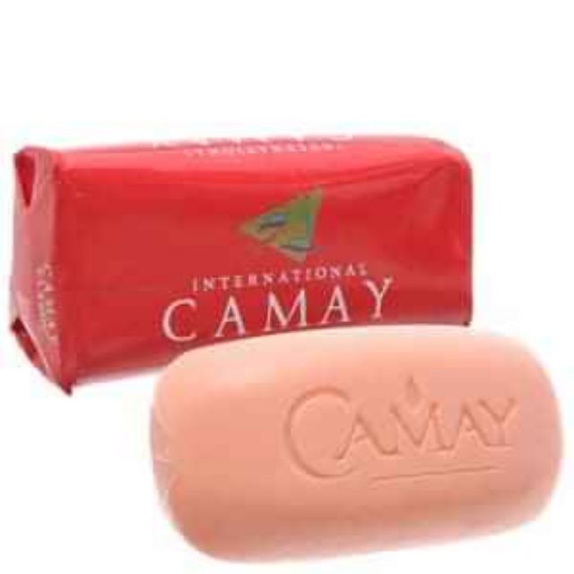 Xà bông soap cục camay đỏ 125g