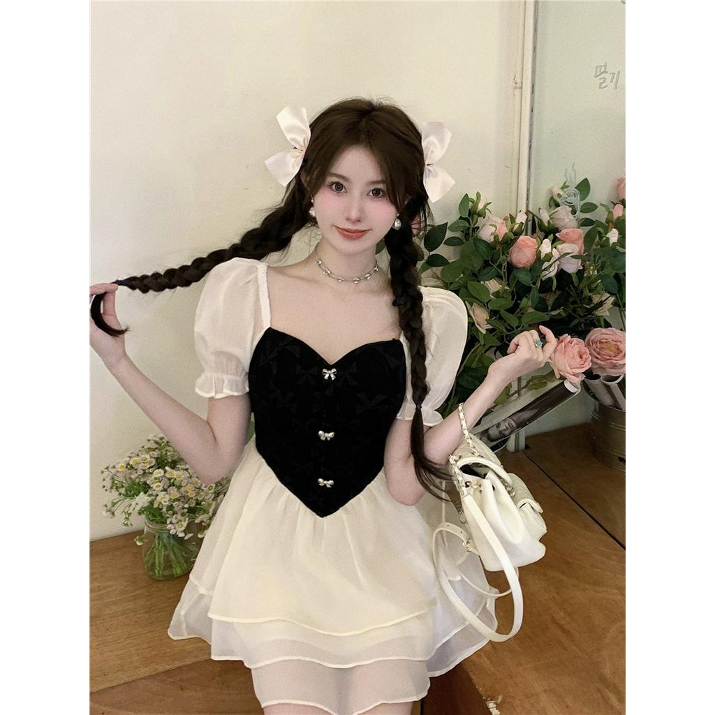 Đầm Công Chúa Tay Phồng Thiết Kế Mới Xinh Xắn Thời Trang