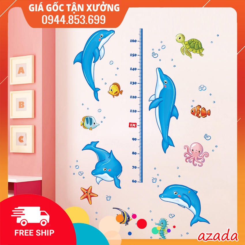 Tranh dán tường, giấy decal dán tường cho bé Hàn Quốc trang trí phòng bé