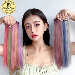 Kẹp tóc giả kẹp light đủ màu cực xinh- kẹp tóc giả dài nhiều màu cá tính