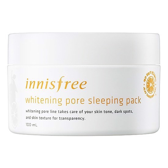 MẶT NẠ NGỦ DƯỠNG TRẮNG VÀ CHĂM SÓC LỖ CHÂN LÔNG INNISFREE WHITENING PORE SLEEPING PACK 100ML