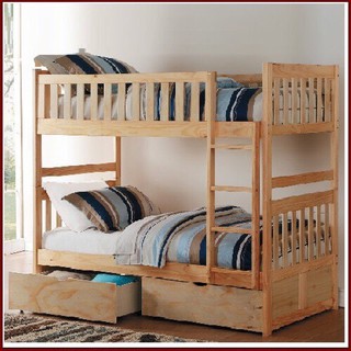 [Free Ship] Giường Tầng Unit Có Hộc Kéo (1m2) Gỗ Tự Nhiên Tiết Kiệm Diện Tích