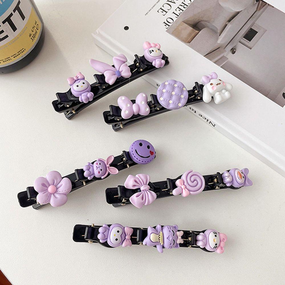 Mocho Kẹp Tóc Dạng Bện Hình Thỏ Phong Cách Hàn Quốc Dễ Phối Đồ Cho Nữ