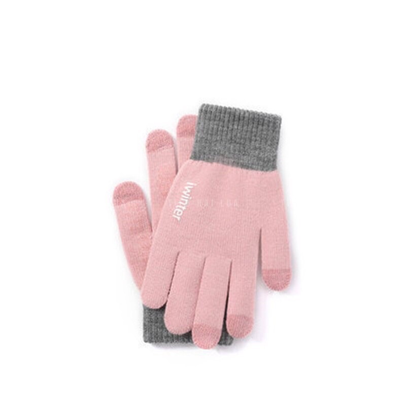 Găng tay Len đan Inwinter chống nắng và giữ ấm và hỗ trợ màn hình cảm ứng dành cho nam nữ