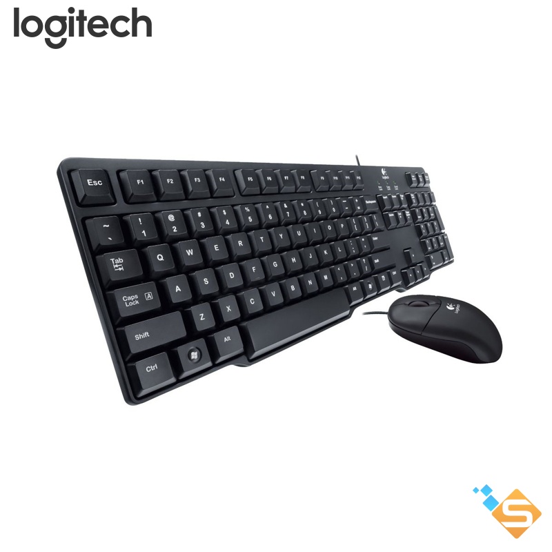 Bộ bàn phím và chuột có dây đa phương tiện Logitech MK200 - Bảo Hành Chính Hãng 3 Năm