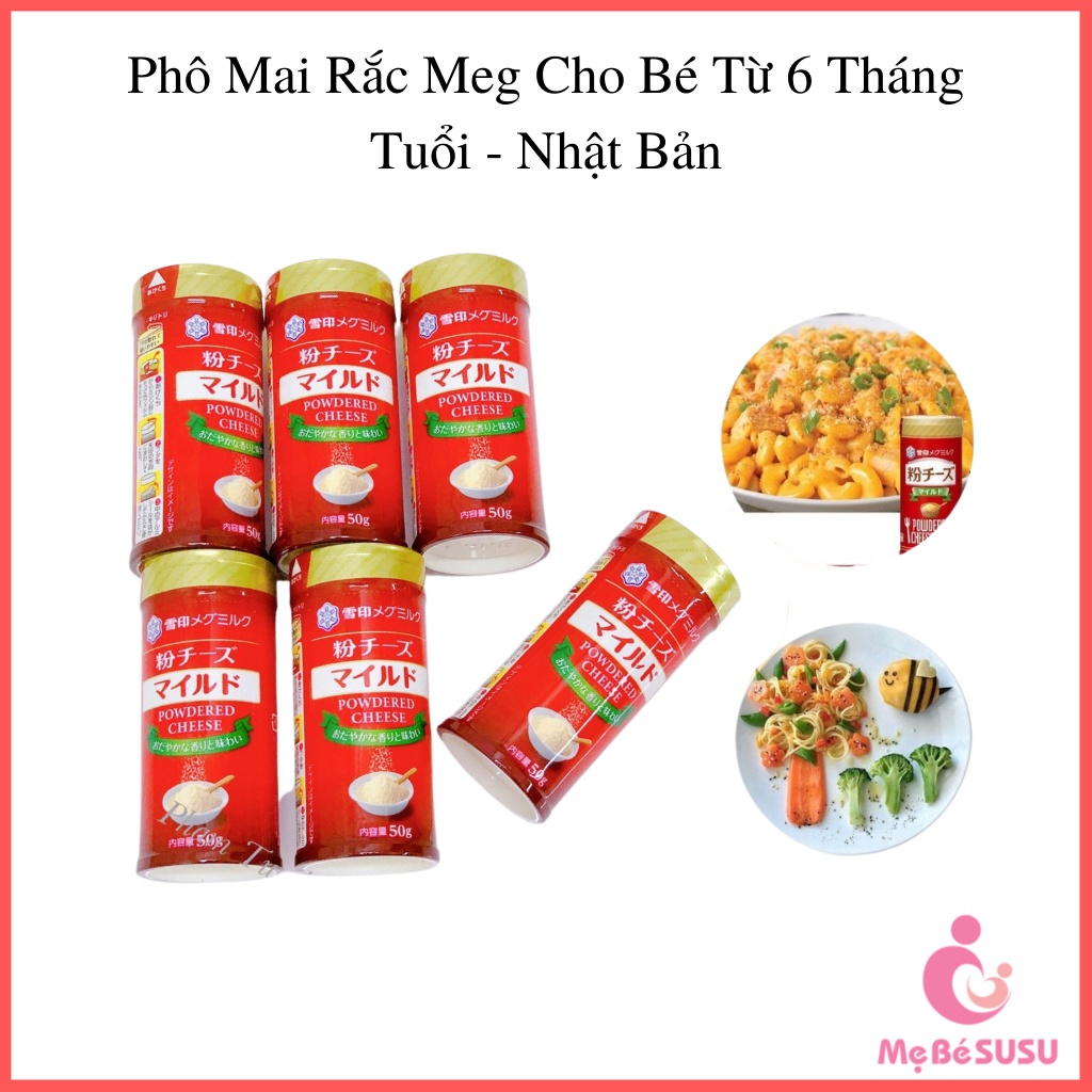 Phô Mai Rắc Meg Cho Bé Từ 6 Tháng Tuổi - Nhật Bản [DATE 18/8/2022]