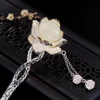 Trâm cài tóc hình hoa sen phong cách trung hoa cổ điển cho nữ