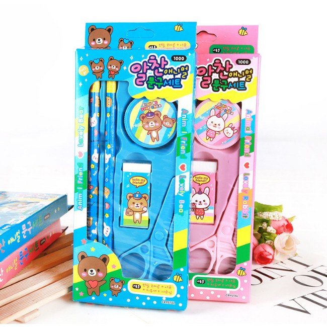 Bộ dụng cụ học tập cho bé 5 món