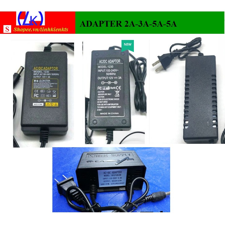 Nguồn ADAPTER 12V 2A-3A-4A-5A