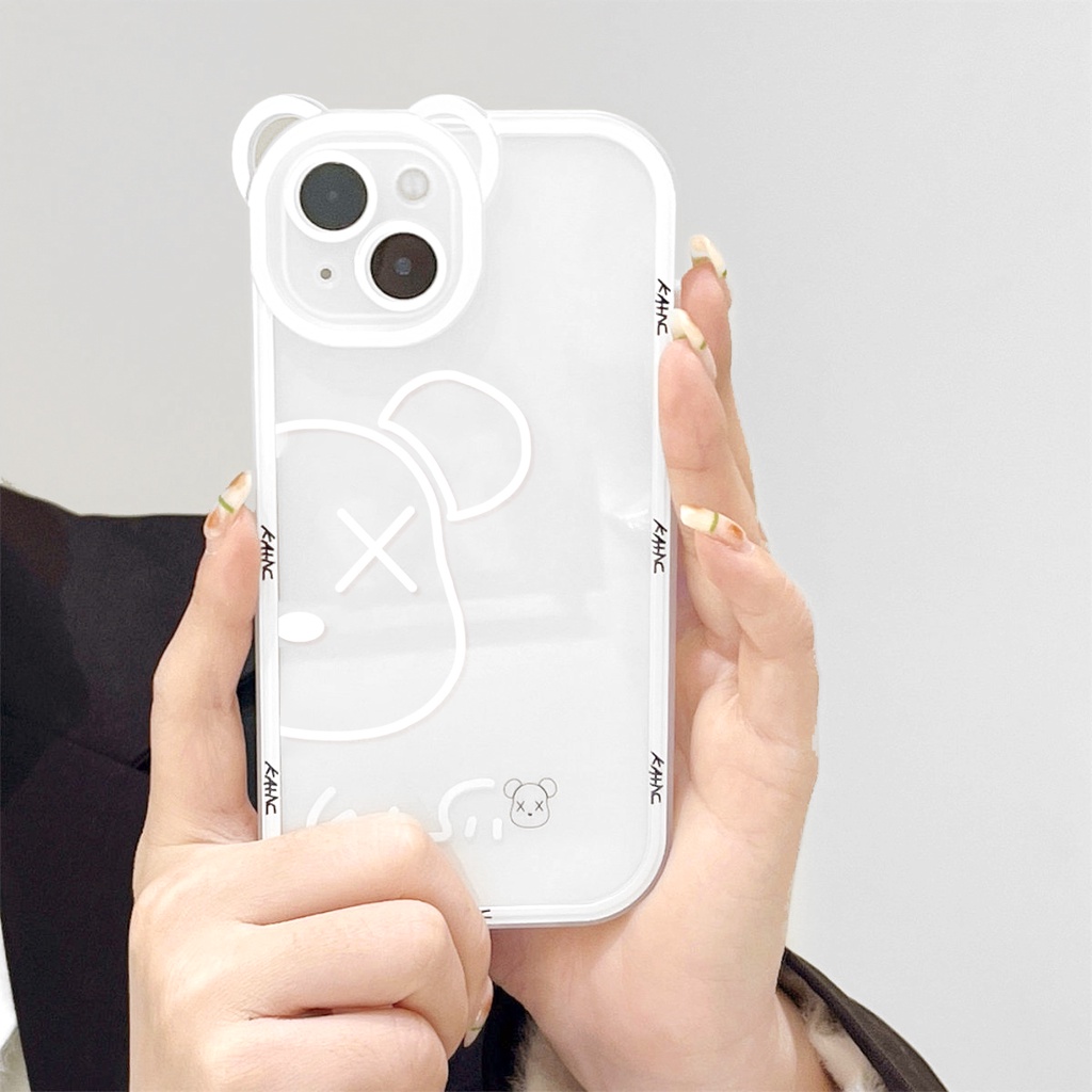 Ốp lưng iphone camera gấu line kaws 6/6plus/6s/6splus/7/7plus/8/8plus/x/xs/11/12/13/14/pro/max/promax/plus/shin/case