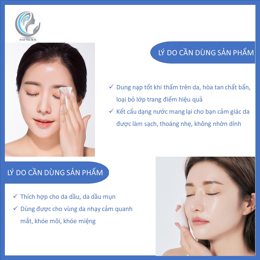 Nước tẩy trang Bioderma Sebium H2O cho da dầu mụn TT01