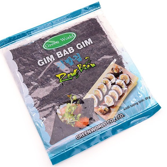 RONG BIỂN CUỘN CƠM SUSHI GIM BAB GIM 10 LÁ