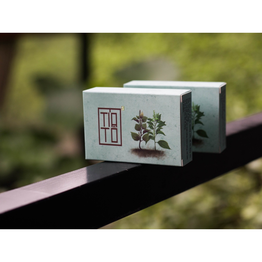 Xà Bông Tía Tô HTX Sinh Dược 100g Thiên Nhiên
