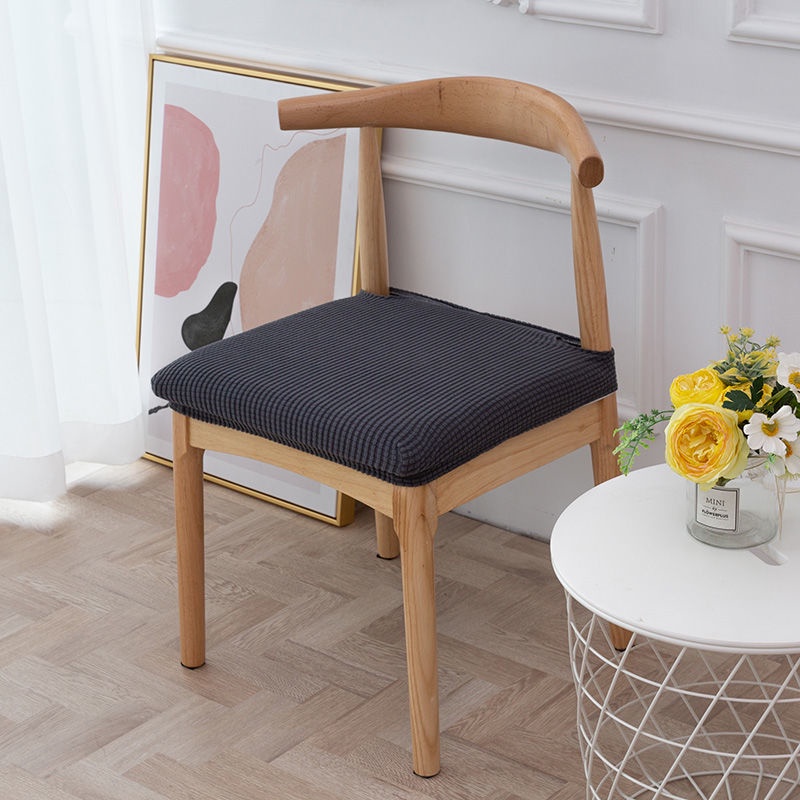 Vỏ Bọc Ghế Co Giãn Màu Trơn Phong Cách Bắc Âu Độc Đáo