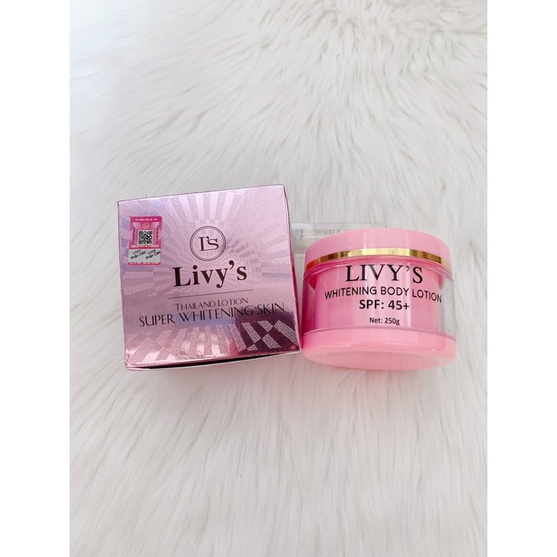 Kem Dưỡng Trắng Da Body Livy Hồng