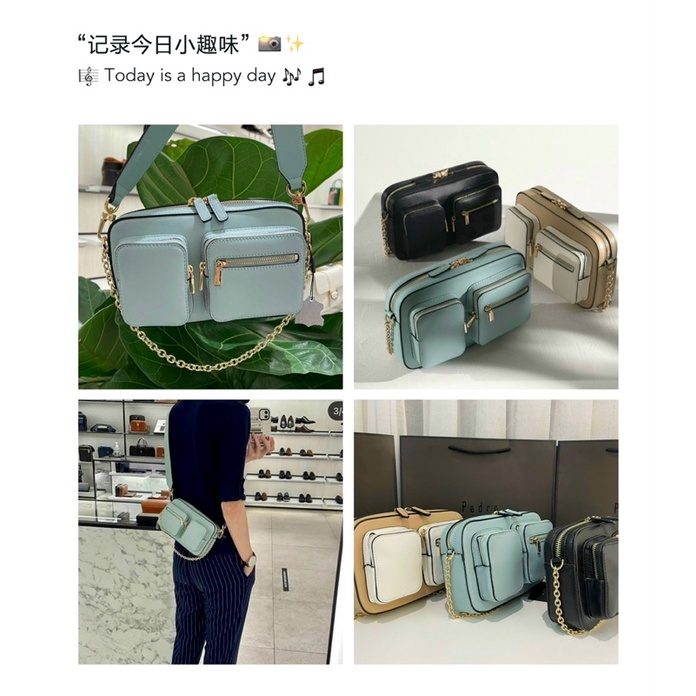 TNS - Túi đeo chéo Pedrio Boxy Crossbody Bag-xanh mint
